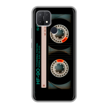 Силиконовый чехол на OPPO A15 с принтом Кассета Силиконовый чехол на OPPO A15 с принтом Кассета
