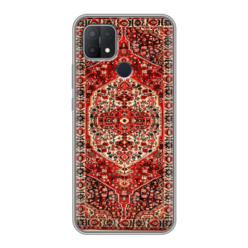 Силиконовый чехол на OPPO A15 с принтом Ковер