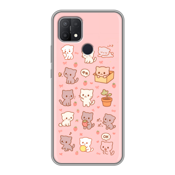 Силиконовый чехол на OPPO A15 с принтом Hello Kitty Хелоу Кити Силиконовый чехол на OPPO A15 с принтом Hello Kitty Хелоу Кити