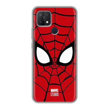 Силиконовый чехол на OPPO A15 с принтом человек паук spiderman