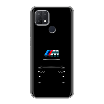 Силиконовый чехол на OPPO A15 с принтом БМВ BMW