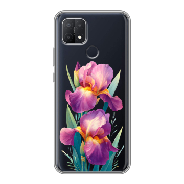 Силиконовый чехол на OPPO A15 с принтом Цветы орхидеи Силиконовый чехол на OPPO A15 с принтом Цветы орхидеи