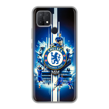 Силиконовый чехол на OPPO A15 с принтом Chelsea Челси Силиконовый чехол на OPPO A15 с принтом Chelsea Челси