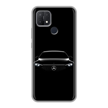 Силиконовый чехол на OPPO A15 с принтом Mercedes Мерседес Силиконовый чехол на OPPO A15 с принтом Mercedes Мерседес