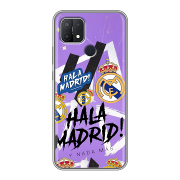 Силиконовый чехол на OPPO A15 с принтом Real Madrid Реал Мадрид