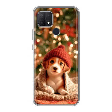 Силиконовый чехол на OPPO A15 с принтом Новый год Силиконовый чехол на OPPO A15 с принтом Новый год