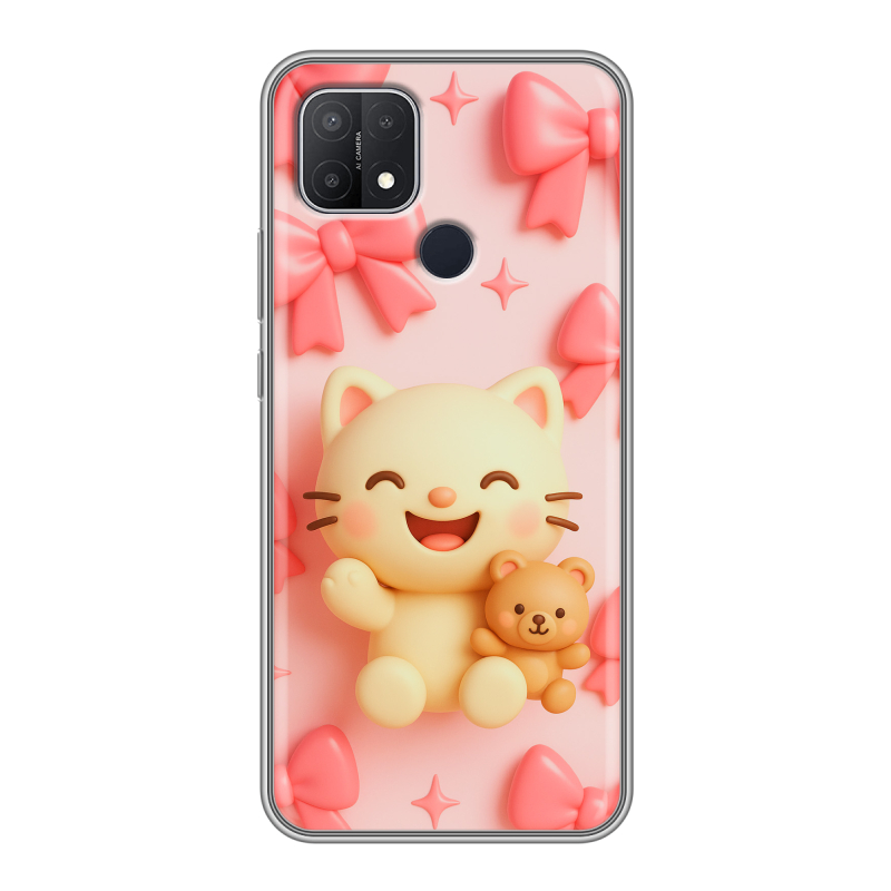 Силиконовый чехол на OPPO A15 с принтом для девочек Силиконовый чехол на OPPO A15 с принтом для девочек