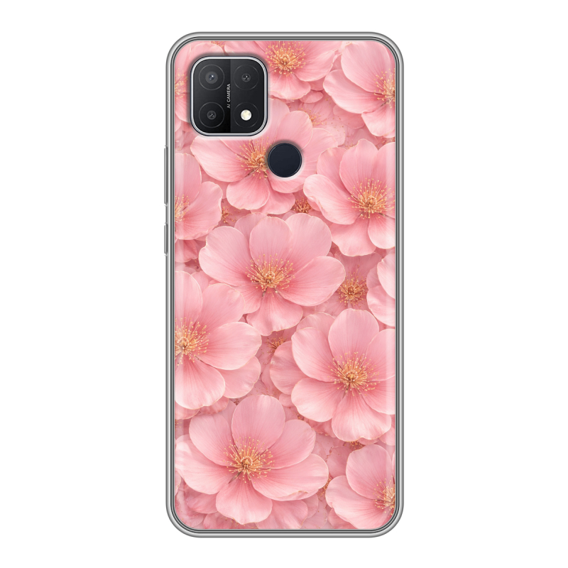 Силиконовый чехол на OPPO A15 с принтом женский Силиконовый чехол на OPPO A15 с принтом женский