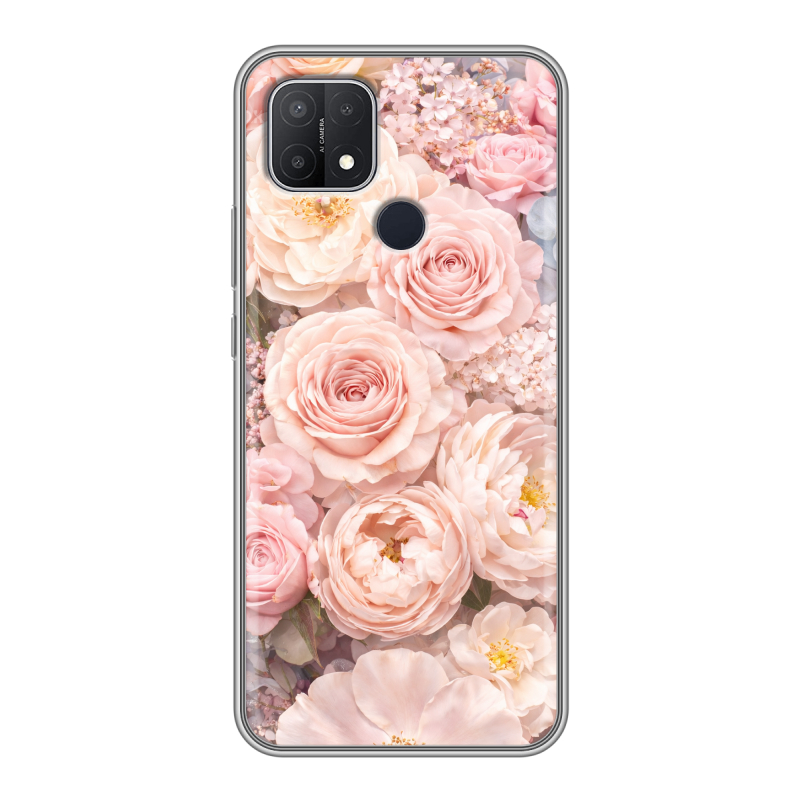 Силиконовый чехол на OPPO A15 с принтом женский Силиконовый чехол на OPPO A15 с принтом женский