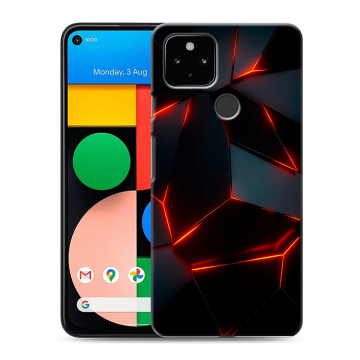 Силиконовый чехол на Google Pixel 4a 5G с принтом Яркие абстракции Силиконовый чехол на Google Pixel 4a 5G с принтом Яркие абстракции