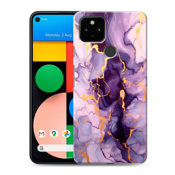 Силиконовый чехол на Google Pixel 4a 5G с принтом Мрамор Силиконовый чехол на Google Pixel 4a 5G с принтом Мрамор