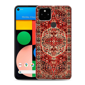 Силиконовый чехол на Google Pixel 4a 5G с принтом Ковер