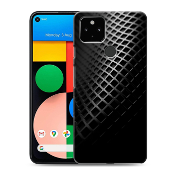 Силиконовый чехол на Google Pixel 4a 5G с принтом Текстура металла Силиконовый чехол на Google Pixel 4a 5G с принтом Текстура металла