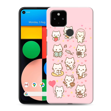 Силиконовый чехол на Google Pixel 4a 5G с принтом Hello Kitty Хелоу Кити Силиконовый чехол на Google Pixel 4a 5G с принтом Hello Kitty Хелоу Кити