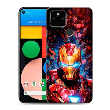 Силиконовый чехол на Google Pixel 4a 5G с принтом Железный человек Ironman Силиконовый чехол на Google Pixel 4a 5G с принтом Железный человек Ironman