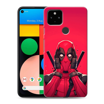 Силиконовый чехол на Google Pixel 4a 5G с принтом Дедпул Deadpool