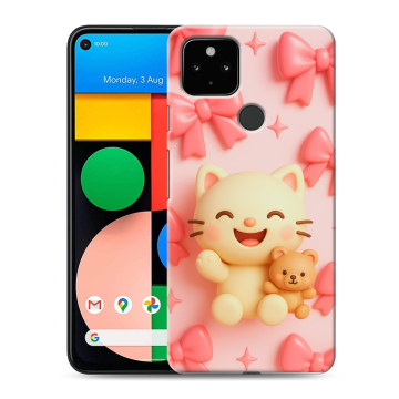 Силиконовый чехол на Google Pixel 4a 5G с принтом для девочек Силиконовый чехол на Google Pixel 4a 5G с принтом для девочек