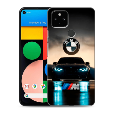 Силиконовый чехол на Google Pixel 4a 5G с принтом БМВ BMW
