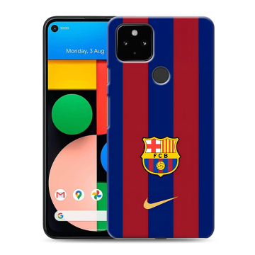 Силиконовый чехол на Google Pixel 4a 5G с принтом Барселона Barcelona