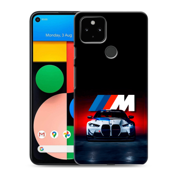 Силиконовый чехол на Google Pixel 4a 5G с принтом БМВ BMW