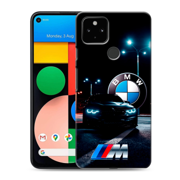 Силиконовый чехол на Google Pixel 4a 5G с принтом БМВ BMW