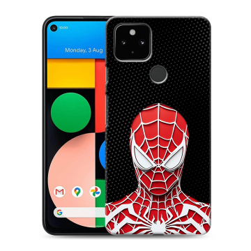 Силиконовый чехол на Google Pixel 4a 5G с принтом человек паук spiderman