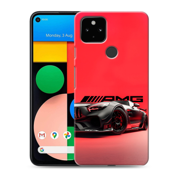 Силиконовый чехол на Google Pixel 4a 5G с принтом Мерседес Mercedes AMG Силиконовый чехол на Google Pixel 4a 5G с принтом Мерседес Mercedes AMG