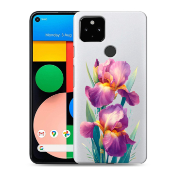 Силиконовый чехол на Google Pixel 4a 5G с принтом Цветы орхидеи Силиконовый чехол на Google Pixel 4a 5G с принтом Цветы орхидеи