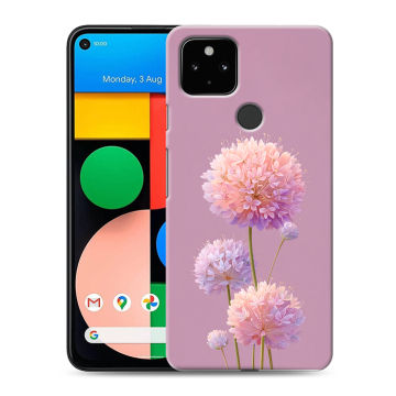 Силиконовый чехол на Google Pixel 4a 5G с принтом Цветы