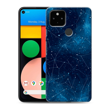 Силиконовый чехол на Google Pixel 4a 5G с принтом Космос звезды Силиконовый чехол на Google Pixel 4a 5G с принтом Космос звезды