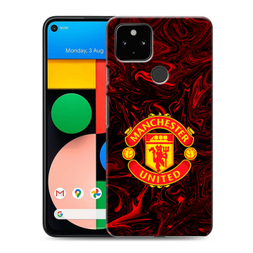 Силиконовый чехол на Google Pixel 4a 5G с принтом Manchester United