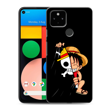 Силиконовый чехол на Google Pixel 4a 5G с принтом One Piece Ван Пис