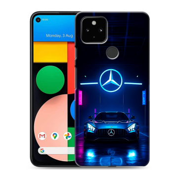 Силиконовый чехол на Google Pixel 4a 5G с принтом Mercedes Мерседес Силиконовый чехол на Google Pixel 4a 5G с принтом Mercedes Мерседес