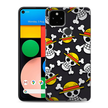 Силиконовый чехол на Google Pixel 4a 5G с принтом One Piece Ван Пис