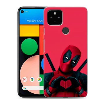 Силиконовый чехол на Google Pixel 4a 5G с принтом Дедпул Deadpool