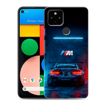 Силиконовый чехол на Google Pixel 4a 5G с принтом BMW БМВ Силиконовый чехол на Google Pixel 4a 5G с принтом BMW БМВ
