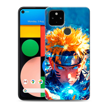 Силиконовый чехол на Google Pixel 4a 5G с принтом Аниме Наруто Naruto