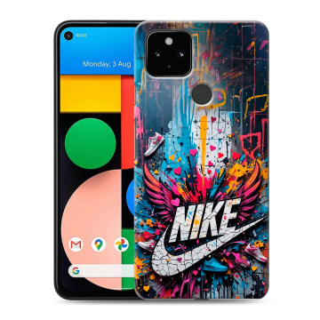 Силиконовый чехол на Google Pixel 4a 5G с принтом Nike Найк