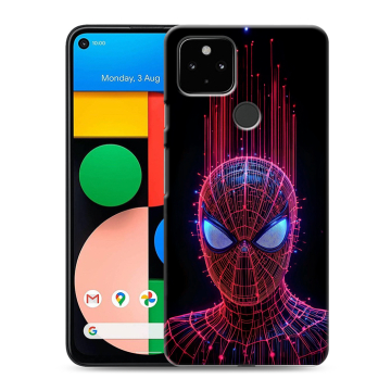 Силиконовый чехол на Google Pixel 4a 5G с принтом Spiderman Человек паук Силиконовый чехол на Google Pixel 4a 5G с принтом Spiderman Человек паук
