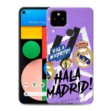 Силиконовый чехол на Google Pixel 4a 5G с принтом Real Madrid Реал Мадрид Силиконовый чехол на Google Pixel 4a 5G с принтом Real Madrid Реал Мадрид