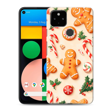 Силиконовый чехол на Google Pixel 4a 5G с принтом Новый год