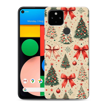 Силиконовый чехол на Google Pixel 4a 5G с принтом Новый год