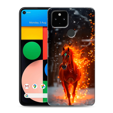 Силиконовый чехол на Google Pixel 4a 5G с принтом Новый год Силиконовый чехол на Google Pixel 4a 5G с принтом Новый год