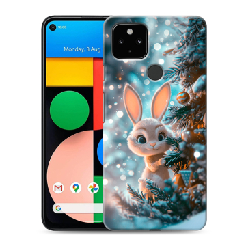 Силиконовый чехол на Google Pixel 4a 5G с принтом Новый год Силиконовый чехол на Google Pixel 4a 5G с принтом Новый год