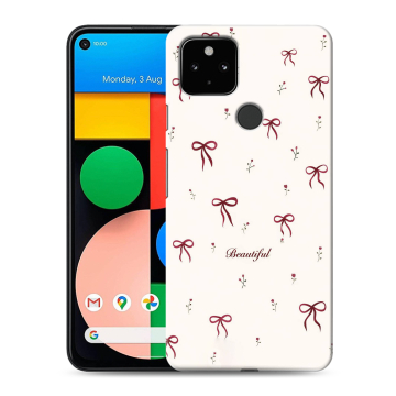 Силиконовый чехол на Google Pixel 4a 5G с принтом для девочек