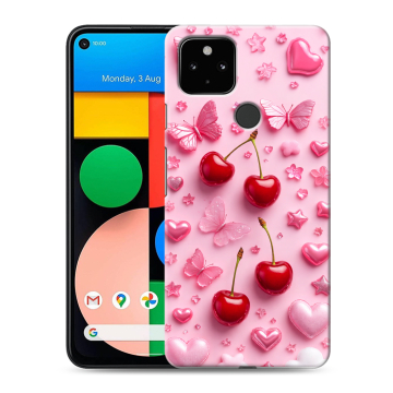Силиконовый чехол на Google Pixel 4a 5G с принтом для девочек Силиконовый чехол на Google Pixel 4a 5G с принтом для девочек