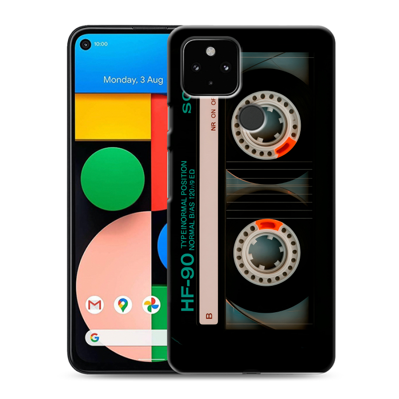 Пластиковый чехол на Google Pixel 4a 5G с принтом Кассета Пластиковый чехол на Google Pixel 4a 5G с принтом Кассета