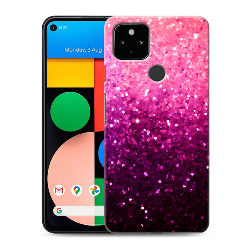 Силиконовый чехол на Google Pixel 4a 5G с принтом Блестки Силиконовый чехол на Google Pixel 4a 5G с принтом Блестки
