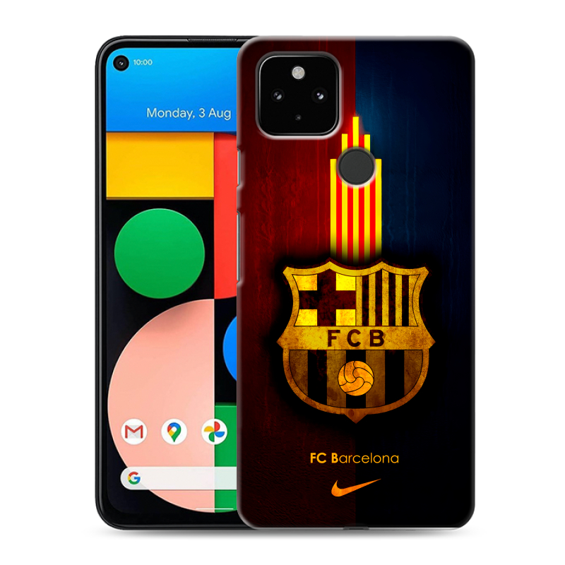 Силиконовый чехол на Google Pixel 4a 5G с принтом Барселона Barcelona Силиконовый чехол на Google Pixel 4a 5G с принтом Барселона Barcelona