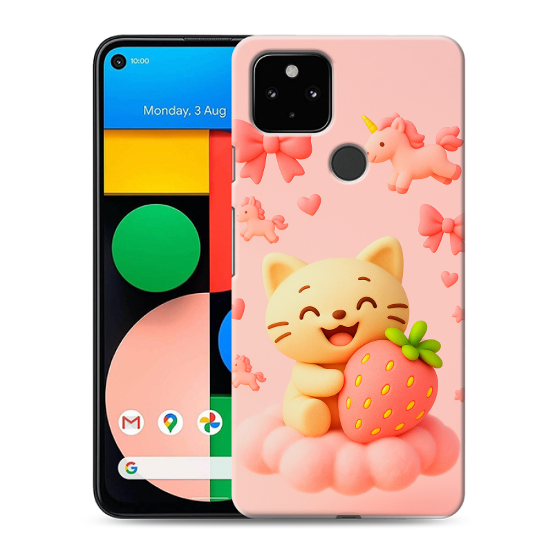Пластиковый чехол на Google Pixel 4a 5G с принтом для девочек Пластиковый чехол на Google Pixel 4a 5G с принтом для девочек